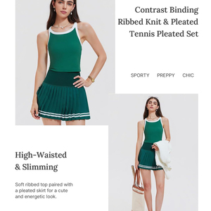 Stylish <b>Swing</b> Pickleball Outfit for Women Lightweight Luxe Tank and Shorts Set - Product Image 5