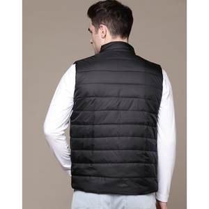 Men's 2026 Custom Logo Polyester Wadding Unisex Nylon <b>Down</b> Sleeveless Puffer Padded Vest Bodywarmer Winter Solid Outdoor OEM - Product Image 2