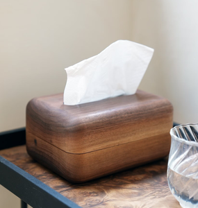 Caja de pañuelos multifuncional de madera de arce con logo personalizado, soporte ecológico para servilletas, estuche decorativo hecho a mano para comedor - Product Image 6