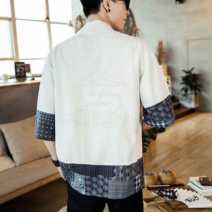 Chaqueta Kimono Casual Japonesa Clásica y Cómoda para Hombre, Cuello Alto, Tela Suave de Primera Calidad, Material Duradero, Ajuste Ajustable - Product Image 5