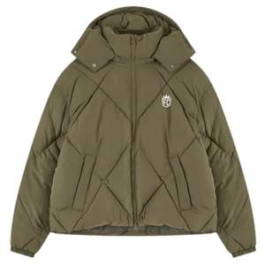 Veste matelassée en diamant pour homme, manteau chaud et isolé avec capuche, vêtements d'extérieur d'hiver pour homme, veste élégante à fermeture éclair - Product Image 1