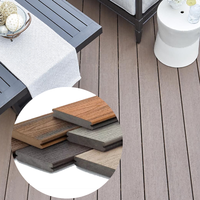 Planches de terrasse en WPC solides, composite bois-plastique, pour extérieur, imperméables, anti-UV, faible entretien, pour piscine, jardin, terrasse