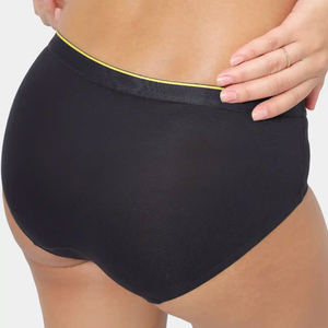 <b>Women</b> High-Waist Seamless Breathable Quick Dry Solid Color Eco-Friendly Spandex/Polyester High Quality <b>Underwear</b> 2 Pieces - Product Image 6