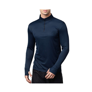 บริการ OEM เสื้อแรชการ์ดผู้ชาย ระบายอากาศ แห้งเร็ว แขนยาว ผ้าโพลีเอสเตอร์ผสมสแปนเด็กซ์ ใช้ได้ทุกฤดู ปรับแต่งสี/โลโก้ได้ - Product Image 5