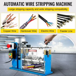 Spellatura Cavi Elettrica Automatica da 370W, Spellacavi Motorizzato a 11 Canali, 75 Ft/min, Attrezzatura per il Riciclo di Rottami Metallici - Product Image 6