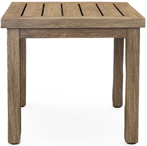 Mesa de Centro de Madera de Teca Sólida de Grado Comercial, Rectangular, Acabado Natural, Diseño Rústico Moderno - Product Image 2