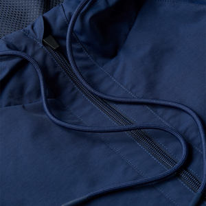 เสื้อแจ็คเก็ตกันลมสำหรับผู้หญิง OEM คอตั้ง ปิดด้วยซิป สีพื้น สำหรับกิจกรรมกลางแจ้ง - Product Image 6