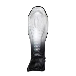 Protections de tibia et coussinets d'entraînement Muay Thai en cuir et PU avec protection de base pour MMA et boxe, ajustement universel - Product Image 2