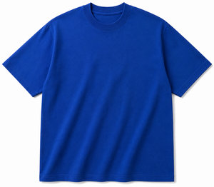 เสื้อยืดแขนสั้นทรงหลวมผ้าคอตตอนถัก 100% สำหรับผู้ชายไซส์ใหญ่ ป้องกันการยับ พิมพ์ลายโลโก้ตามสั่งสำหรับ OEM - Product Image 1
