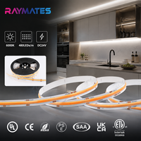 Tira de Luz LED COB Flexible de 480 LED y 6300K, Personalizable al por Mayor, para Pasillos de Hotel, Bordes de Techo, Escaleras, Decoración Interior Moderna