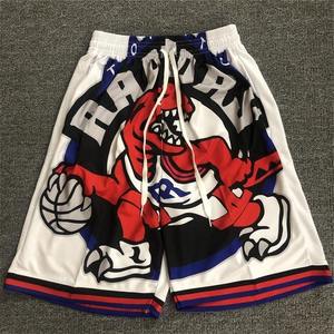 Shorts de basketball sublimés pour hommes de qualité supérieure, blanc, rouge, noir, imprimé, cordon de serrage, taille élastique, coupe régulière, shorts toutes saisons - Product Image 4