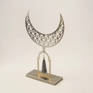 Decorative Ramadan Metal Centerpiece Modern Design Durable Handmade for Dining Table Living Room Office - Product Image 4