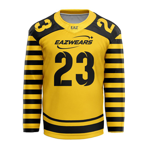 Camiseta de Hockey sobre Hielo Sublimada para Hombre, Personalizada para Club, Tejido Transpirable de Secado Rápido, Ropa Deportiva Personalizada al por Mayor - Product Image 4
