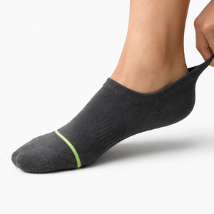 Premium No Show <b>Winter</b> <b>Socks</b> for Men and Women Thick Breathable Stretch Cotton/Wool Everyday Customizable Sneaker <b>Socks</b> - Product Image 2