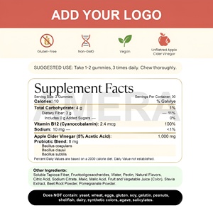 Fournisseur direct d'usine de gommes au vinaigre de cidre de pomme, fabricant en gros OEM/ODM, étiquette privée - Product Image 4