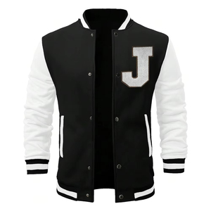Chaqueta Bomber Varsity Extra Grande con Parche Personalizado, Chaqueta Varsity Casual para Hombre, Chaqueta Letterman con Bordado Personalizado de Fábrica al por Mayor - Product Image 1