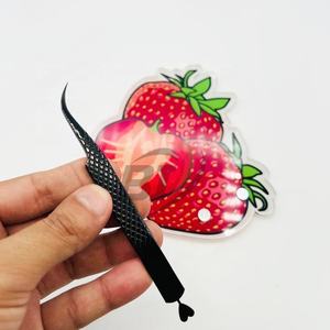 แหนบต่อขนตาแบบโค้งพลาสม่าสีดำปากคีบเพชรแบบยั่งยืนปรับแต่งโลโก้ได้ตามต้องการ - Product Image 5