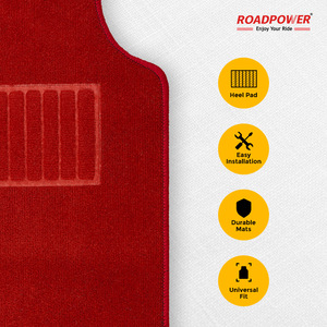 ROADPOWER (RP-MAT-104) Premium 5-Piece Universal Car Floor Mat <b>Set</b>, Heavy-Duty Non-Slip, All-Weather Protection Clean With Spray - Product Image 5