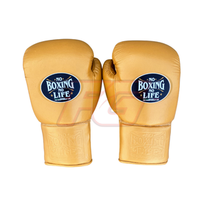 No Boxing No Life - Juego de Guantes de Boxeo Premium de Piel de Vacuno con Cierre de Gancho y Bucle, para Entrenamiento y Sparring, que Absorben la Humedad, Unisex - Product Image 4