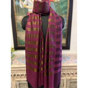 Nueva Colección de Bufandas de Lana Fina Premium con Rayas Grandes Zari, 70x200 cm, Elegante y Lujosa Bufanda de Invierno Disponible en Todos los Colores - Product Image 5