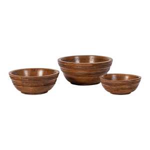 ชุดชามสลัดไม้ดีไซน์สวยงามสำหรับใช้ในบ้านและบนโต๊ะอาหาร ราคาขายส่ง - Product Image 3