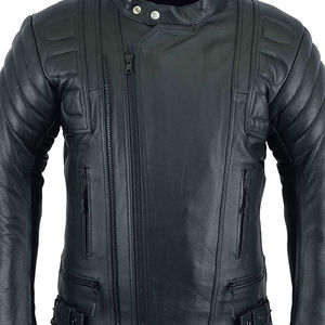 Ropa para Hombre, Chaqueta de Motociclista de Diseño Superior, Manga Larga, Cuero de Alta Calidad, Chaqueta de Motociclista a la Moda para Hombre - Product Image 4