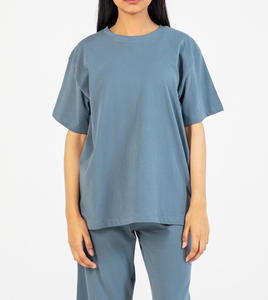 T-shirt décontracté pour femme, col rond ample, imprimé talons hauts, style urbain, haute qualité, vente en gros, soldes d'été - Product Image 6