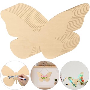 Exquisito mango de mariposa de madera de mango pintado a mano - Venta al por mayor - Product Image 4