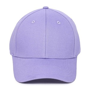 <b>Purple</b> 6-Panel Baseball Cap Unisex Cotton Twill Fitted Casual <b>Hat</b> Adult Solid Color Four Seasons Wear - Product Image 6
