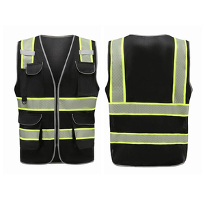 Gilet réfléchissant professionnel pour les travailleurs de la construction et de l'entretien, tissu haute visibilité avec production OEM pour l'exportation - Product Image 3
