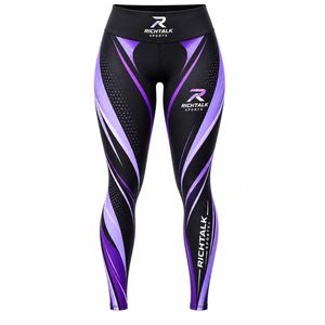 Leggings de Sublimación para Mujer de Alta Calidad, Cintura Elástica Personalizada, Spandex/Poliéster Ecológico de Secado Rápido - Product Image 1
