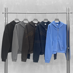 เสื้อฮู้ดดี้สีดำแบบ unisex สำหรับทุกเพศทุกวัย ทรงวาฟเฟิล แขนยาว สวมใส่สบาย มีกระเป๋าหน้า ผลิตจากผ้าฝ้ายฟลีซ 100% ไม่หดตัว เหมาะสำหรับฤดูหนาว - Product Image 6