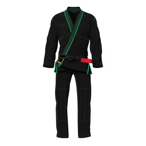 Top Ranking Women's Adult Martial Arts Spandex/Polyester Black Color Taekwondo Suits Training Wear Uniforms Stretch Customizable - Product Image 6