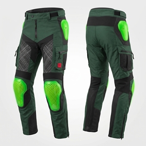 Pantalon de course Cordura avec genouillères renforcées, respirant, imperméable, coupe-vent, séchage rapide, unisexe, fabrication OEM, polyester/coton - Product Image 4