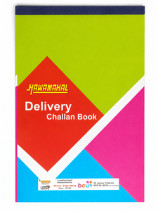 Hawamahal Delivery Challan <b>Book</b> 50 + 50 + 50 CARBON Pages ( 22X14 CM ) A5 Cash Memo ruled 150 Pages. - Product Image 1