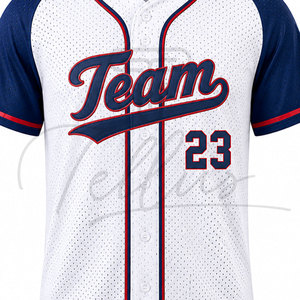 Vente en gros de maillots de baseball pour hommes de haute qualité, personnalisés, avec broderie en twill, respirants, t-shirts pour hommes - Product Image 3