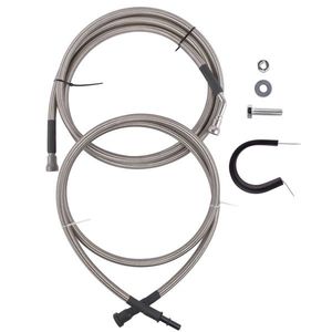 Chevy Trailblazer/Trailblazer EXT 4.2L Front Stainless Steel Braided Fuel Lines 12658354 25829656 819 814 Fuel Pump & Parts - Product Image 2