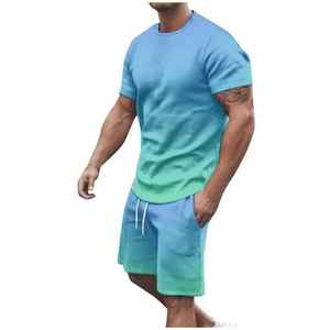 Men's Acid Wash <b>Twin</b> <b>Set</b> T Shirt and Shorts Wholesale Heavy Cotton Oversized Two Piece Streetwear Matching <b>Set</b> New Design - Product Image 5