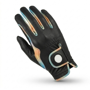 Gant de golf en cuir Cabretta personnalisé de qualité supérieure, ajustement ergonomique, confort respirant, main gauche, fabricant mondial OEM ODM - Product Image 3