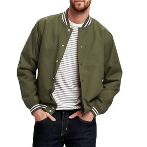 Fabricant OEM, veste de baseball personnalisée haut de gamme, veste varsity unisexe, veste d'hiver à capuche en toile de haute qualité, coupe-vent - Product Image 4