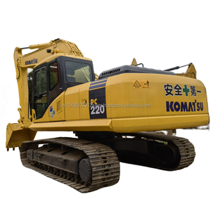 Excavatrice Komatsu d'occasion de 22 tonnes, d'origine japonaise, PC220-7, excellent état, composants principaux, moteur, pompe, godet de 1 à 1,2 m, 600 à 3000 heures - Product Image 1