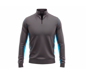 Polyester Sublimation Quarter Zip Top <b>Jacket</b> Manufacturer <b>Men</b> Women Youth Sportswear Quick Dry Team <b>Pullover</b> - Product Image 3