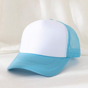 Trucker <b>Hats</b> with String Mesh Back Snap Closure Custom Embroidery Y2K Hip Hop Beach Outdoor Bulk Supply Premium Quality - Product Image 1