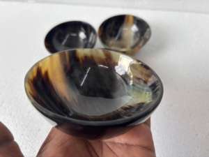 Juego de Tazones de Bambú Hechos a Mano, Tazones de Servir de Cuerno Natural Pulido y Sostenible, Aptos para Lavavajillas, Decoración de Hogar de Lujo Estilo Americano - Product Image 4