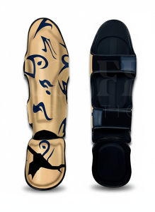 Protège-tibias de Muay Thai en gros OEM/ODM, protections de pied professionnelles pour le kickboxing, la boxe, le MMA et l'entraînement aux arts martiaux - Product Image 6