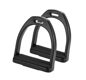 อานม้าเหล็กสีดำแบบมีลายกันลื่น ขนาด 50x20x40 ซม. สำหรับขี่ม้า - Product Image 6
