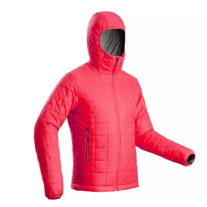 Men's Hooded Quilted <b>Jacket</b> Windproof Polyester Filling Zipper Closure Casual Style Winter Wear Regular Fit Solid <b>Yellow</b> - Product Image 5