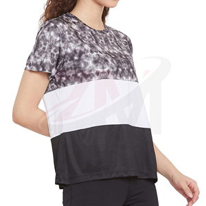 Camiseta Básica de Algodón para Mujer, Cuello Redondo, Corte Regular, Tela Ligera y Suave, Informal, para Uso Diario, Prenda Esencial de Verano - Product Image 5