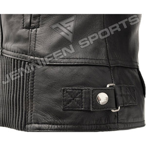 Abrigos de Moda para Mujer, Gabardina, Chaqueta de Motociclista de Cuero Vacuno Genuino, Chaquetas Personalizadas para Mujeres y Niñas - Product Image 3