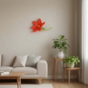 Felt <b>Flower</b> <b>Wall</b> Hanging Decoration Elegant Hanging Decoration for Home Decor - Product Image 3